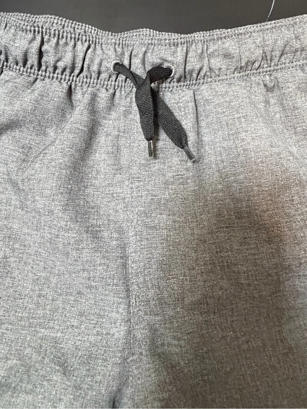 Hurley Gray Elastic Waistband Drawstring Comfortable Dress Shorts